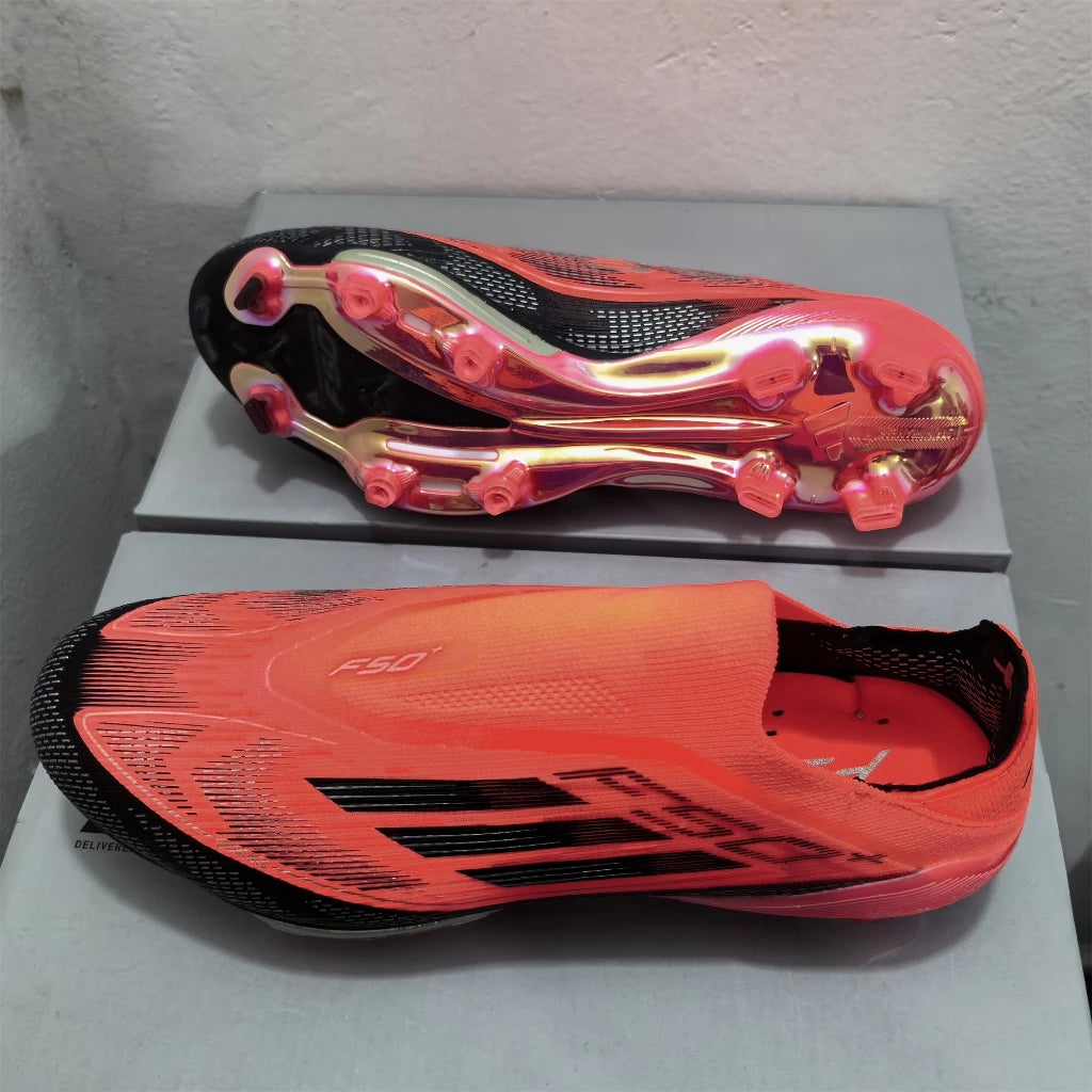 F50+ Laceless LIGHTSTRIKE PRO FG - Orange Black