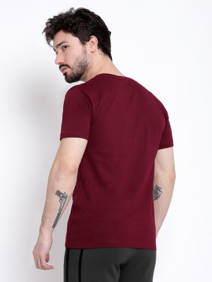 Burgundy Plain T-Shirt