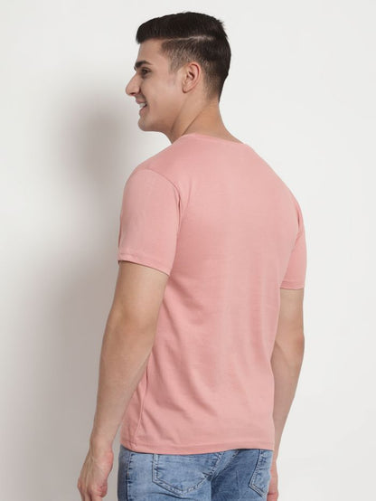 Rose Pink Plain T-Shirt