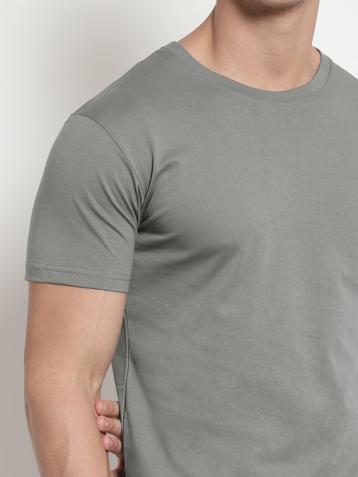 Space Grey Plain T-Shirt